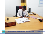 Assumption of duties by the new Divisional Secretary