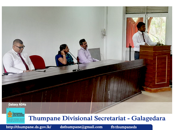 Assumption of duties by the new Divisional Secretary 2024 August 20